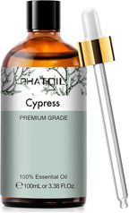 Cypress 3.38fl.oz Essential Oil, PHATOIL Aromatherapy Essential Oils by PHATOIL