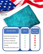 Microwavable Corn Filled Heating Pad and Cold Pack/Washable 100% Cotton Cover - Image 6