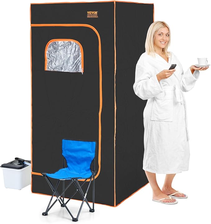 VEVOR Portable Steam Sauna Tent Full Size, 1600W by VEVOR