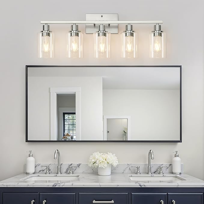 MOKATNG 5-Light Bathroom Light Fixtures, Vanity Light - Image 5