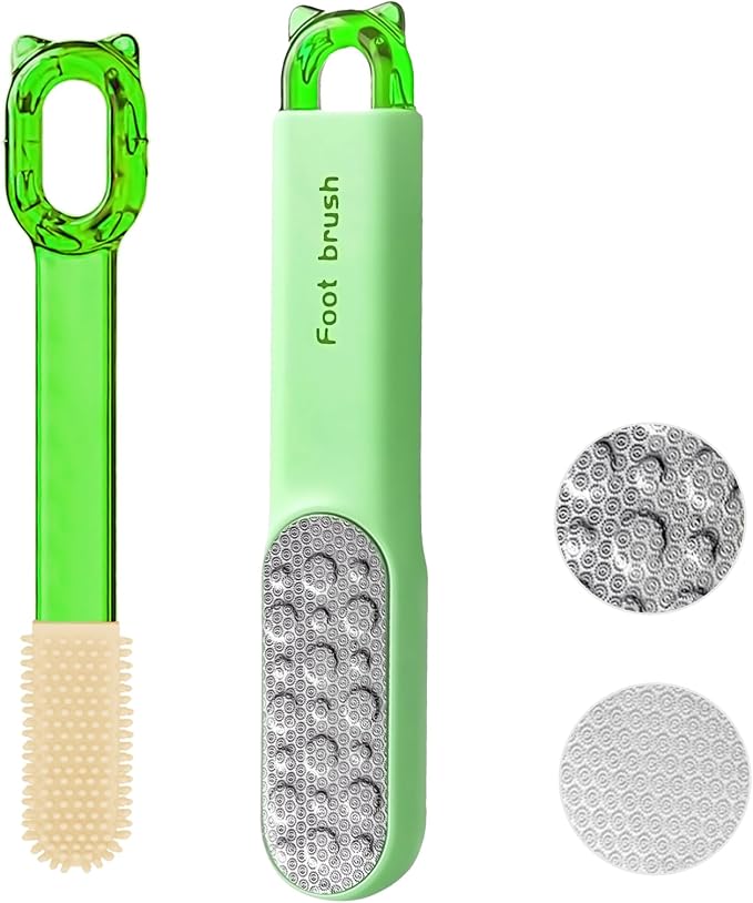 Double-Sided Stainless Steel Foot File, Foot Callus Remover & Foot Scrubber by VISDOLL
