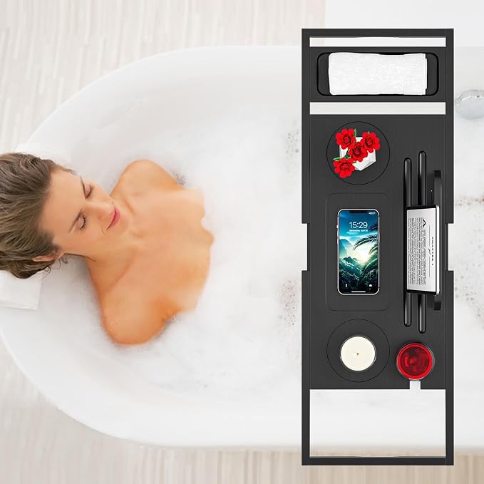 Banlilu Premium Bathtub Caddy Tray - Image 4