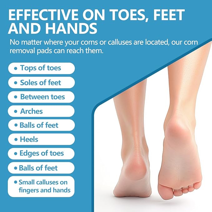 Corn removers for Toes feet Bottom of Foot Corn Remover, Corn Pads Remover for - Image 5