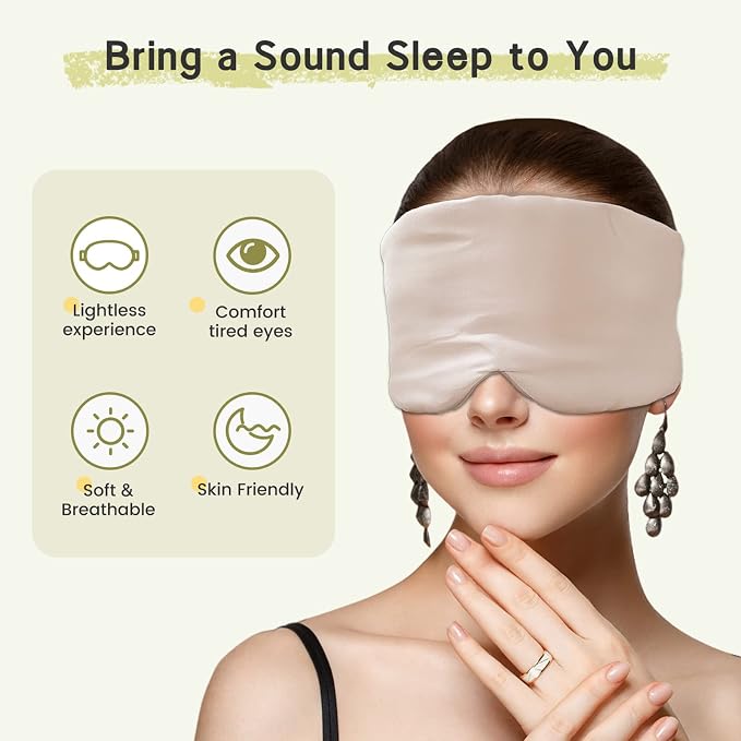100% Handmade Bamboo Sleeping Eye Mask - Image 3