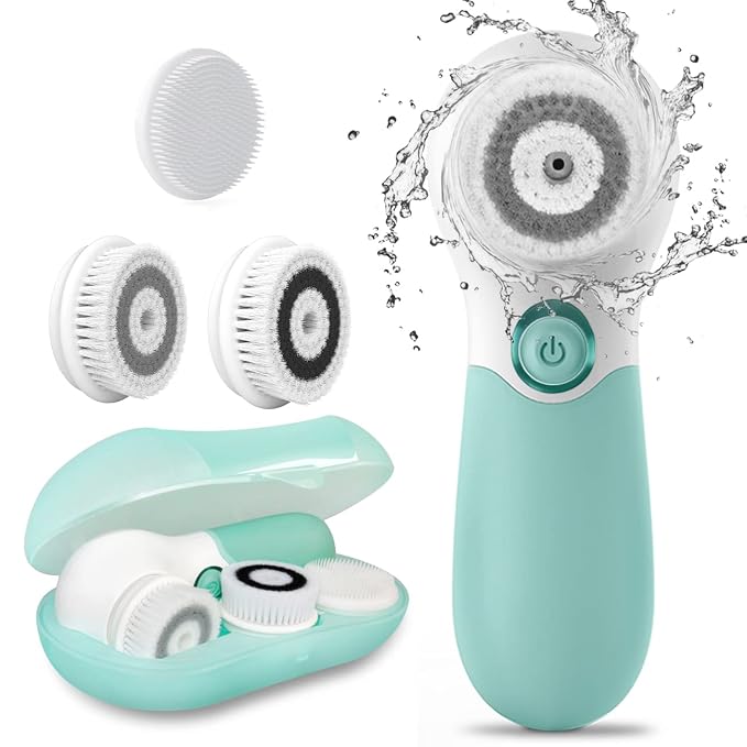Facial Cleansing Brush Electric Facial Exfoliating Massage Brush by TOUCHBeauty