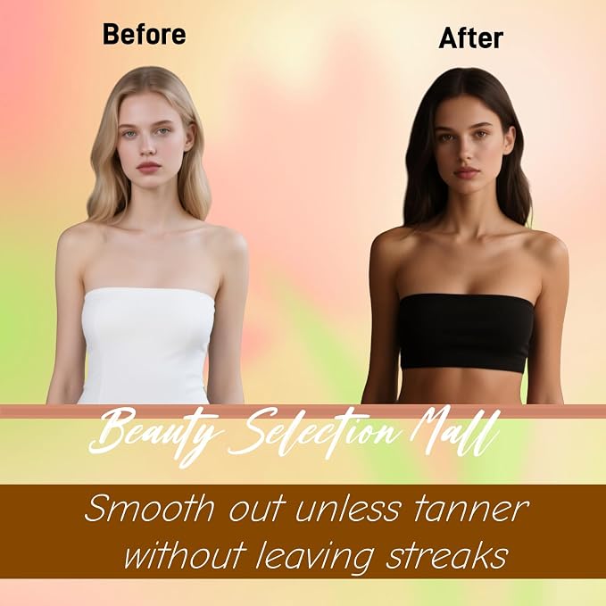 BS-MALL Self Tanning Body Brush Makeup Brushes Set of 2 – Multi-Purpose Body - Image 2