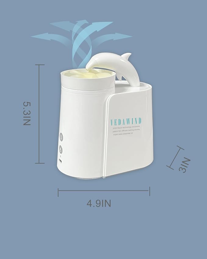 Essential Oil Diffuser | HDPE Tech Dry-Fan Aroma Diffusion - Image 9