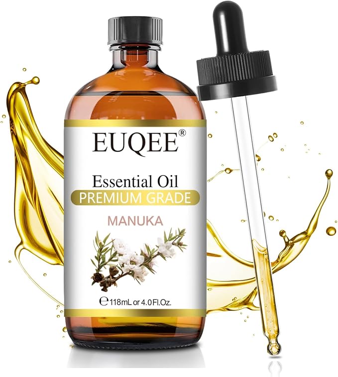 EUQEE Manuka Essential Oil 118ml Large Capacity Pure Manuka Oil by EUQEE
