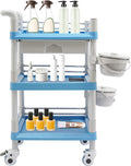 Salon Storage Cart, 3 Tier Rolling Beauty Organizer by MUSESPANI