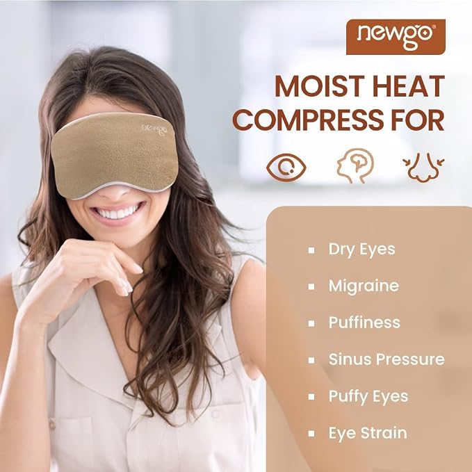 NEWGO Microwave Heated Eye Mask Soothing Relief - Image 2