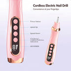 Professional Manicure Pedicure Kit Cordless Electric Nail File Set 6 Speed - Image 3