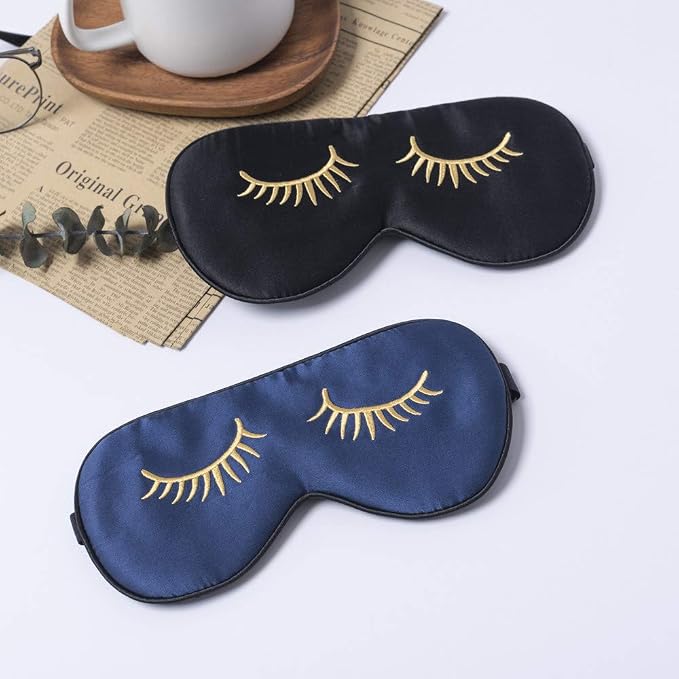 Tim & Tina Silk Sleep Mask for Women Men Comfortable Blindfold Eye Mask - Image 5