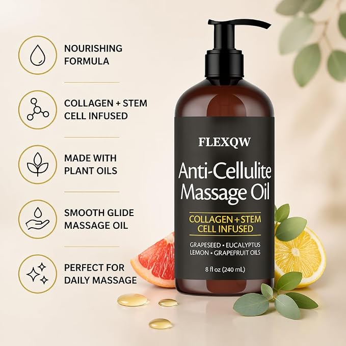 Anti-CelluliteMassage Oil Relieve Muscle Pain, and Improve the Appearance of - Image 3