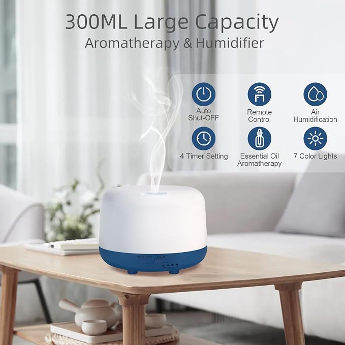 Marchred 300ML Essential Oil Diffuser - Image 2