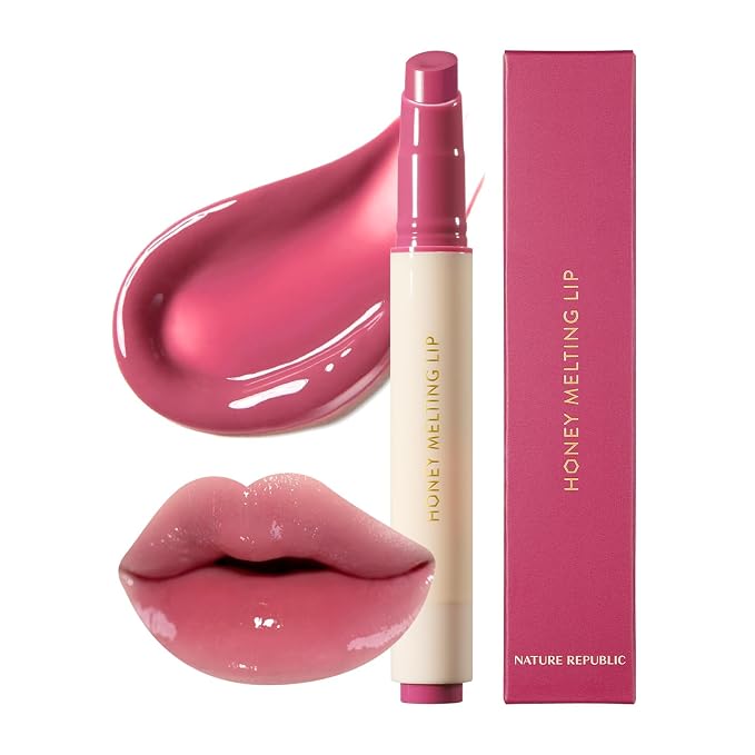 Nature Republic HONEY MELTING LIP SOFT LIP STICK, Hydrating Gloss, Moisturizing by NATUREREPUBLIC