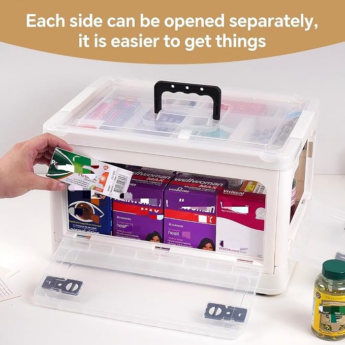 HEY FOLY 30qt Medicine Organizer Storage Box - Image 2