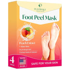 PLANTIFIQUE Foot Peeling Mask 4 Pack | Dermatologically Tested Repairs Heels & by Plantifique