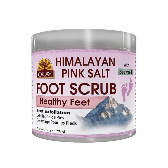 OKAY Himalayan Pink Salt Foot Scrub by OKAYPureNaturals