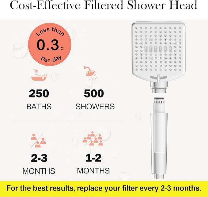 Homlord Filtered Shower Head - Image 4