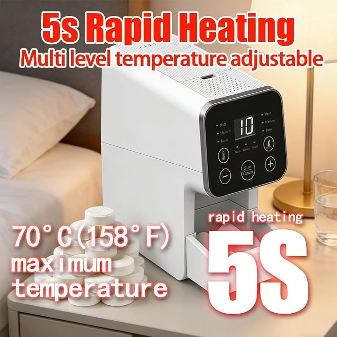 Hot Towel Dispenser with Fast Heating, Disposable Towel Warmer Machine - Image 3