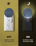 Night Lights Auto Sensor Navy Blue Aesthetic Night Light Lines Perspective Box - Image 6