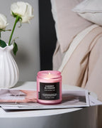 M&SENSE Cherry Blossom Scented Candle, 7.05oz Natural Organic Soy Wax, 50 Hours - Image 7