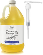 Unscented Massage Oil for Massage Therapy | 100% Natural Body Oil | Premium by BrookethorneNaturals