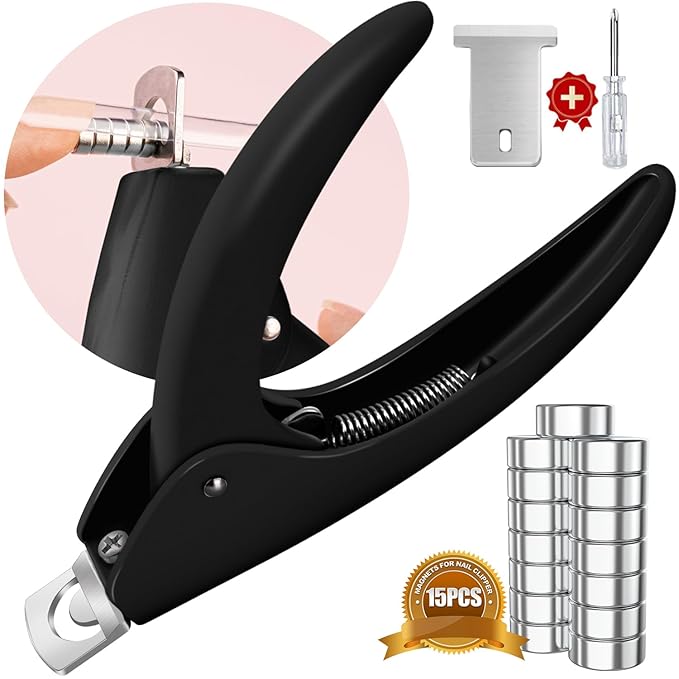 Black Adjustable Nail Clippers by GA%26EN