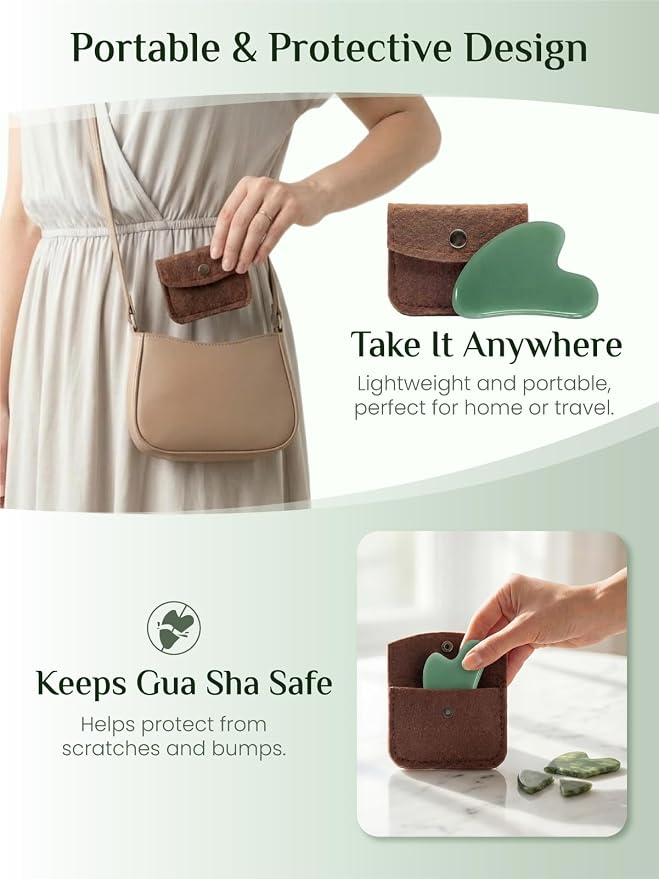 Rena Chris Gua Sha Facial Tools, Manual Massage Tool - Image 5