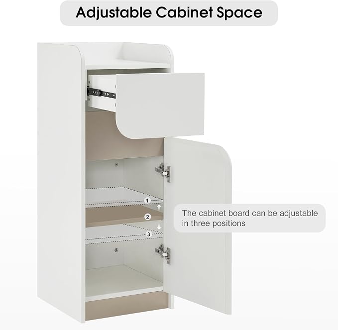 BarberPub Salon Spa Storage Cabinet, Barber Hair Stylist Station - Image 7