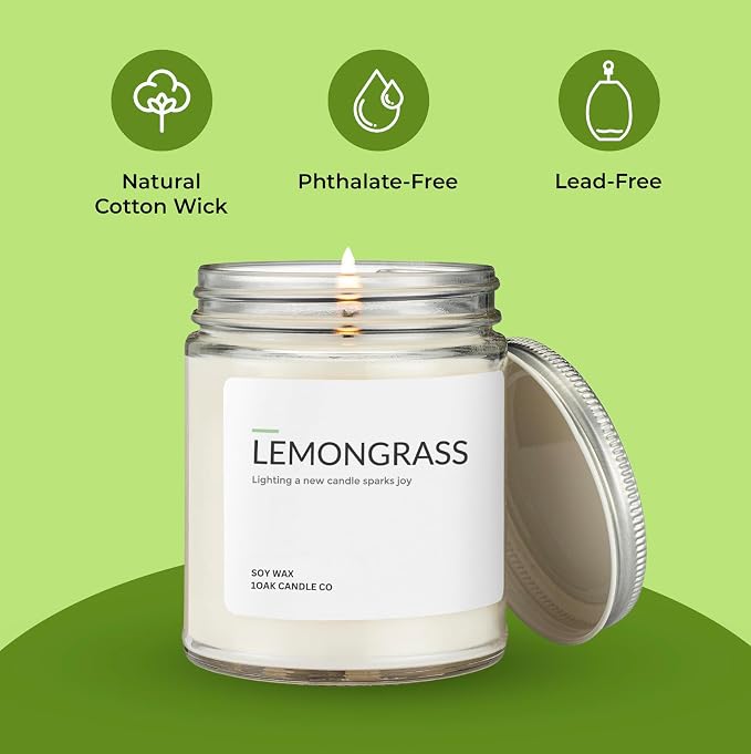 1OAK Lemongrass Candle - Image 4