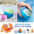 Bath Bombs for Kids with Surprise Inside for Girls Boys Toddlers, 20 Pack - Image 2