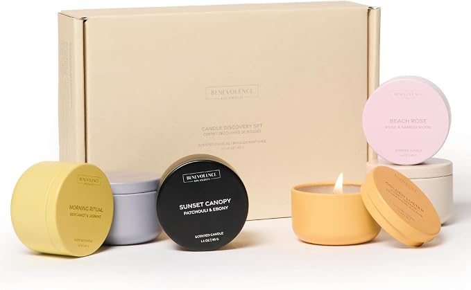 Benevolence LA Candle Gift Set – 6 Soy Scented Candles | Aromatherapy Candles - Image 6