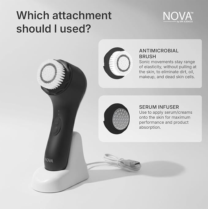 Spa Sciences - NOVA - Sonic Cleansing Brush - Image 4