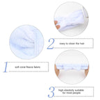 Semato 8 Pcs Blue Spa Headband Bachelorette Party Favor Set Skincare Headbands - Image 2