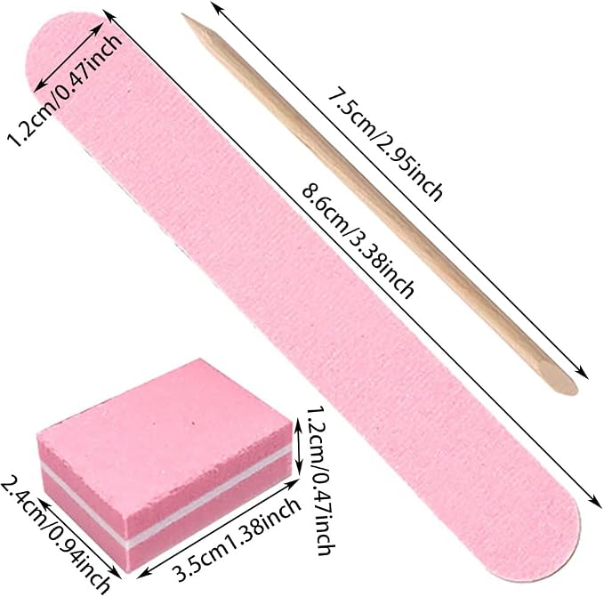 50 Set Press On Nail Tool Prep Kit - Image 2