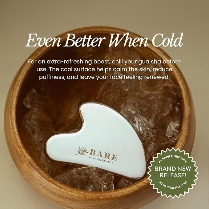 BARE BOTANICS Jade Gua Sha Facial Tool | Authentic Jade Stone - Image 6