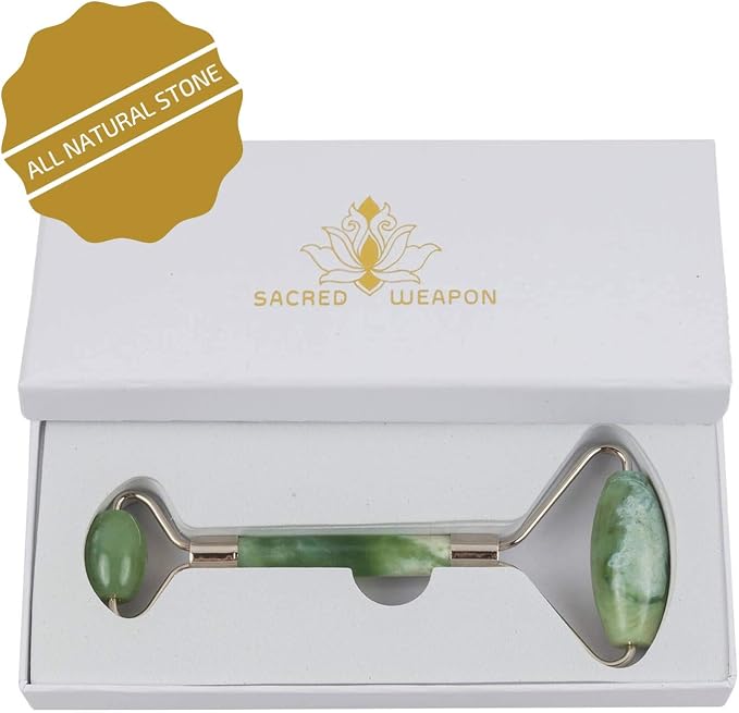 Sacred Weapon Jade Roller | Premium Face Roller Jade Massager | SPA Face - Image 3