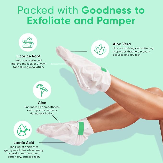 Foot Peel Mask - Foot Mask for Baby Soft Skin - Remove Dead Skin, Cracked Feet - Image 3