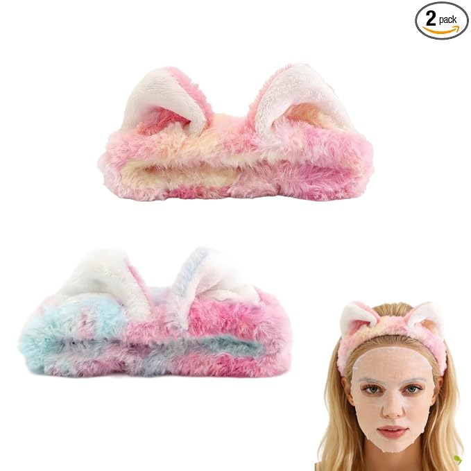 2 PCS Cute Cat Ear Spa Headband by Unknown