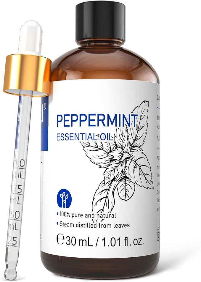 HIQILI Peppermint Essential Oil, 100% Pure Natural, by HIQILI