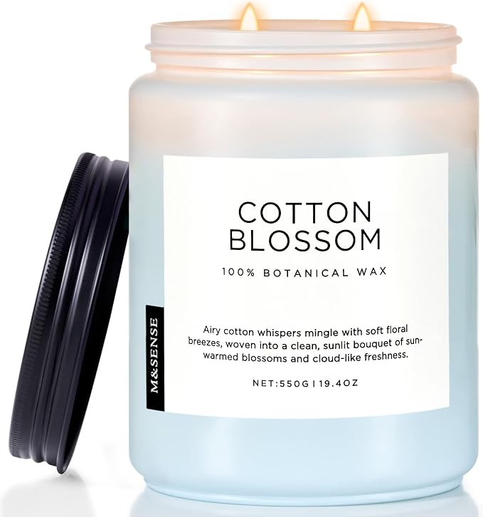 M&SENSE Clean Cotton Scented Candle by MSENSE