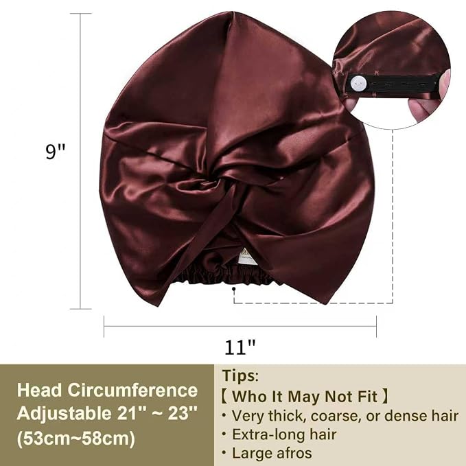 ZIMASILK 22 Momme 100% Mulberry Silk Bonnet - Image 5