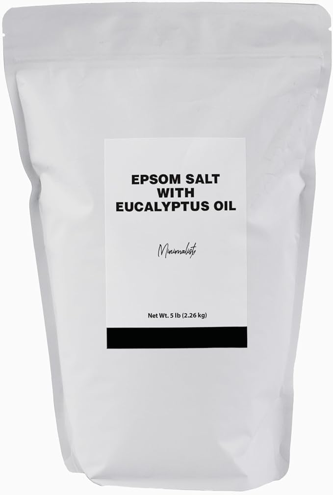 Minimalist Epsom Salt with Eucalyptus Oil, Packaged by Minimalist