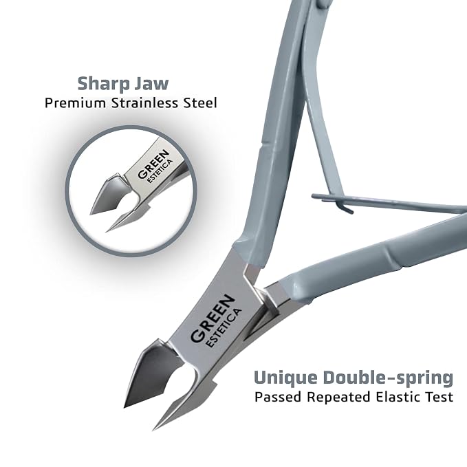 Professional Cuticle Trimmer Nail Cuticle Cutter Stainless Steel Cuticle Nippers - Image 3