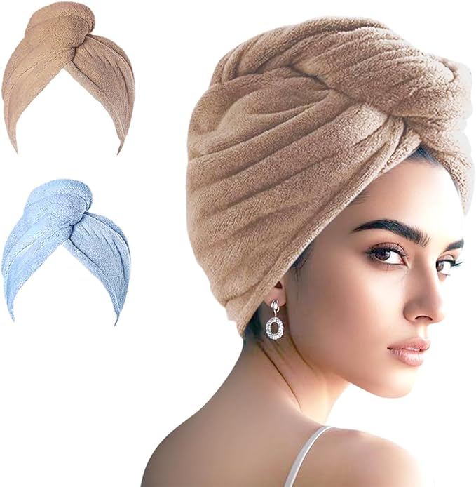 Microfiber Hair Drying Towel Wrap by Unknown