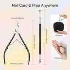 Makartt Cuticle Trimmer with Cuticle Pusher - Image 6