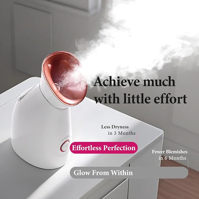 Colorfarm Facial Steamer Nano Ionic: Face Steamer Deep Cleaning Unclogs Pores - Image 5