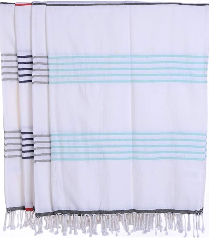 Prewashed, Original Turkish Peshtemal Towels Pestemal Towel Thin Camping Bath - Image 5
