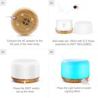 300ML Essential Oil Diffuser, Remote Control Ultrasonic Aromatherapy Oil - Image 7